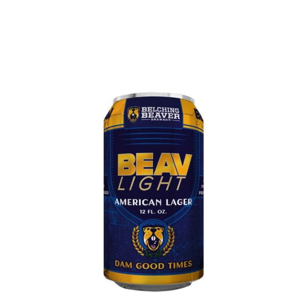cerveza belchin -beaver beav light
