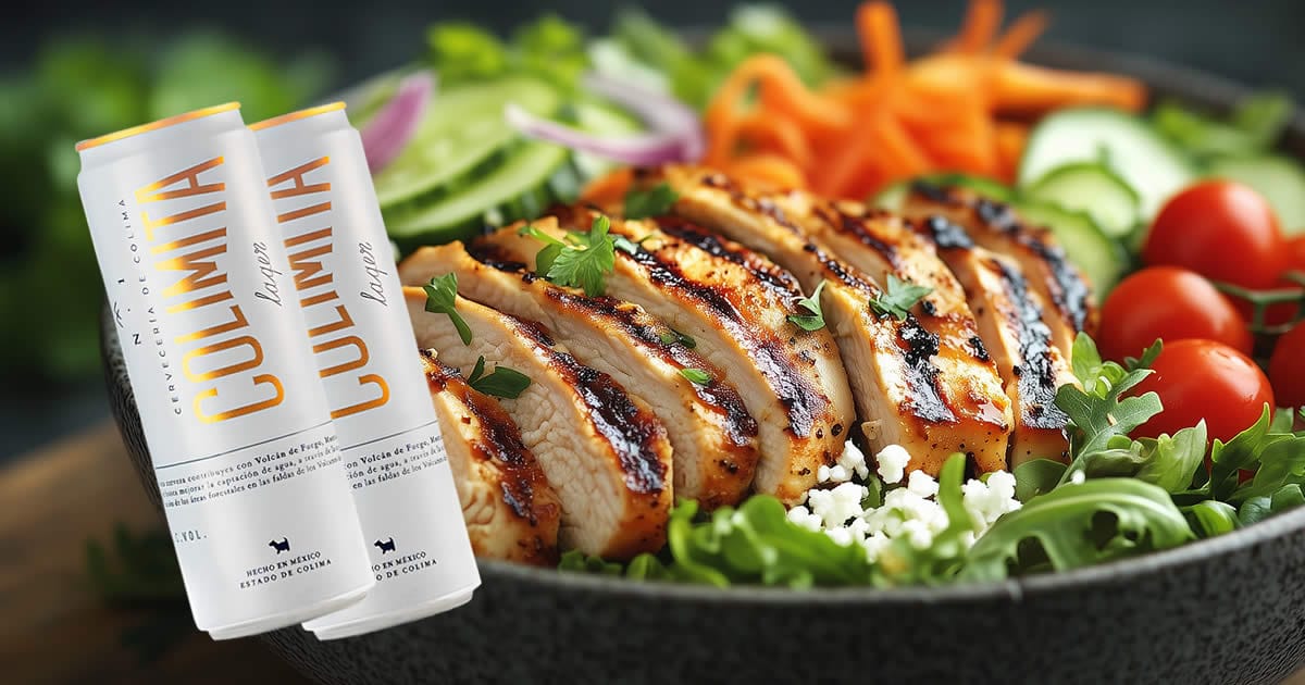 Colima Colimita con ensalada de pollo