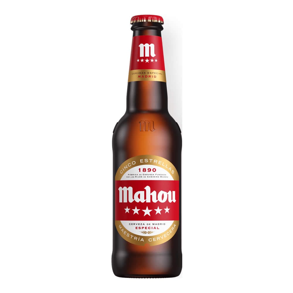 Cerveza Mahou Cinco Estrellas